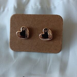 Coach Heart Earrings